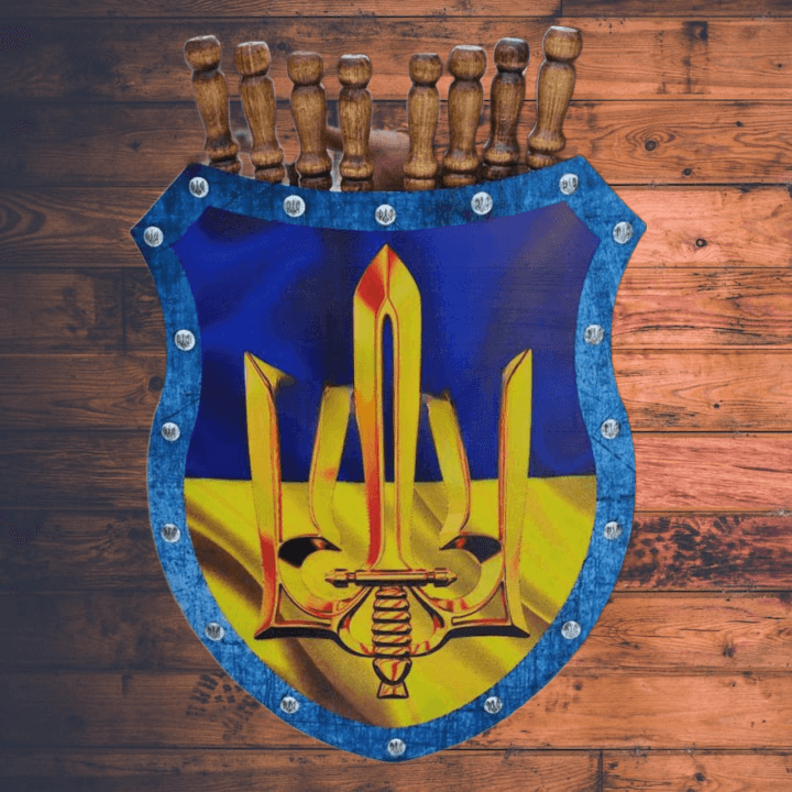 Набір шампурів подарунковий “Щит” 2 Набір шампурів подарунковий “Щит” - Зображення 2