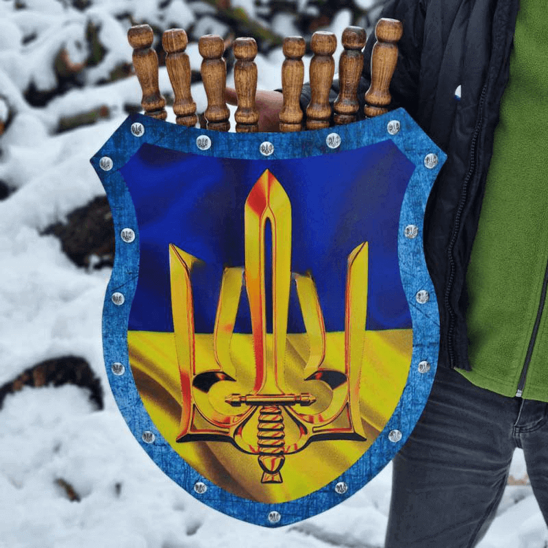 Набір шампурів подарунковий “Щит” 5 Набір шампурів подарунковий “Щит” - Зображення 5